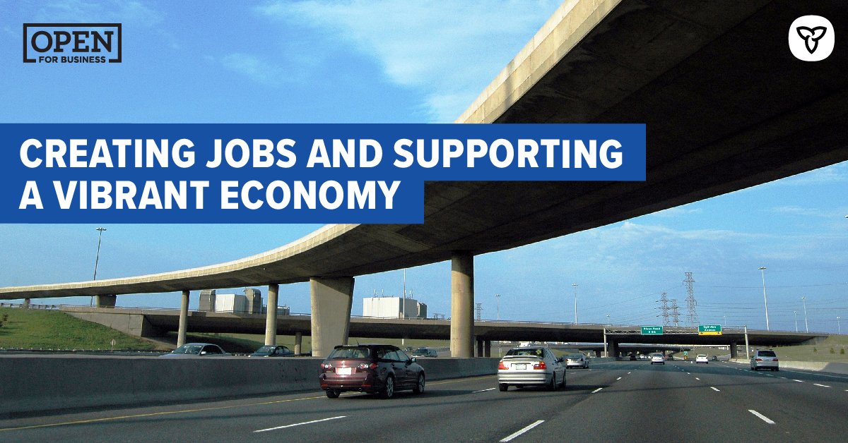 Creating jobs and supporting a vibrant economy
