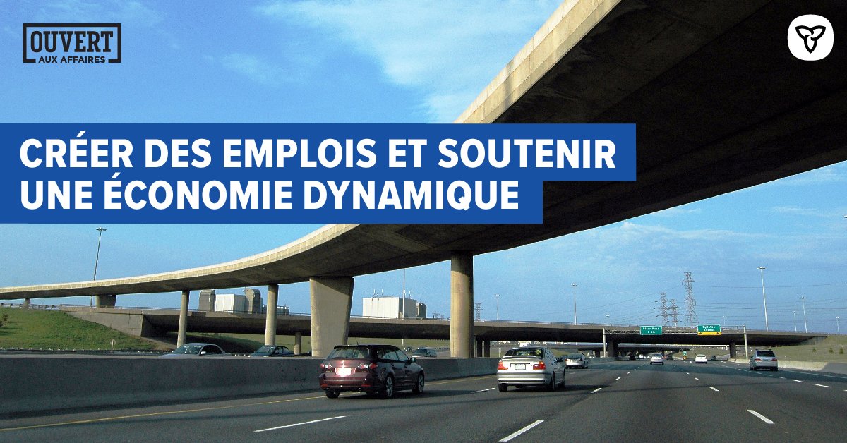 Créer des emplois et soutenir une économie dynamique