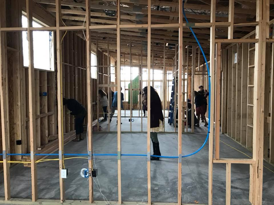 Earlier this week our staff were able to #pray over and write #scripture on the structure of the new Family Services Center at #MarysHome!
⠀
We are so excited for the #lifetransformation that will happen in this building in just a few months!