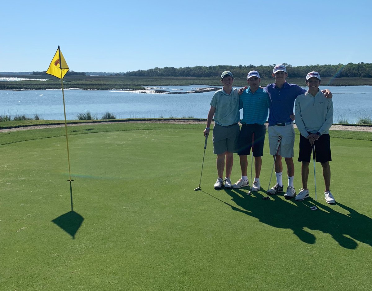 9th hole at Oak Point. Ethan Alexander with the lone birdie.