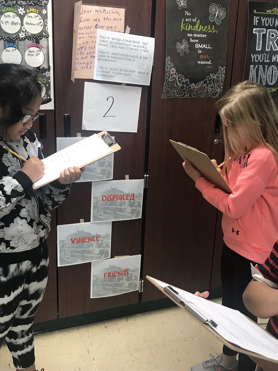 caitlinemcclure's tweet photo. Building our immigration background knowledge by learning new vocabulary and analyzing photos. @mpqripon @riponschools #riponwiproud https://t.co/k83Z6hJs1S