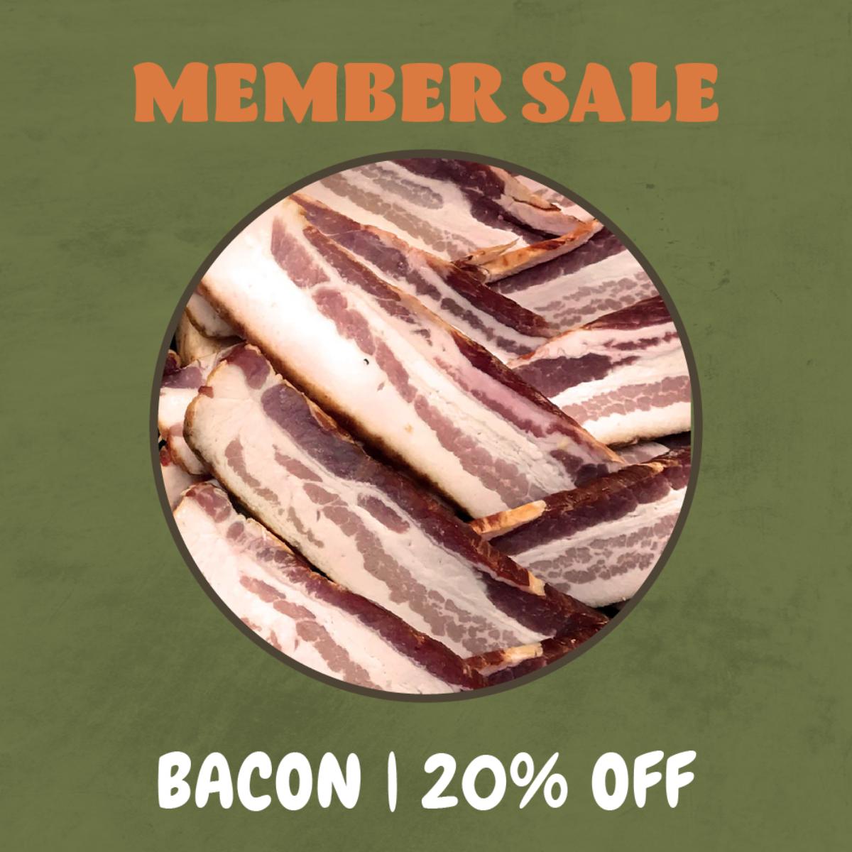 EastWarrenMarkt's tweet photo. Our member sale for bacon continues this week — swing on by tomorrow after we re-open with brand new floors! https://t.co/0jrUL1qVVI