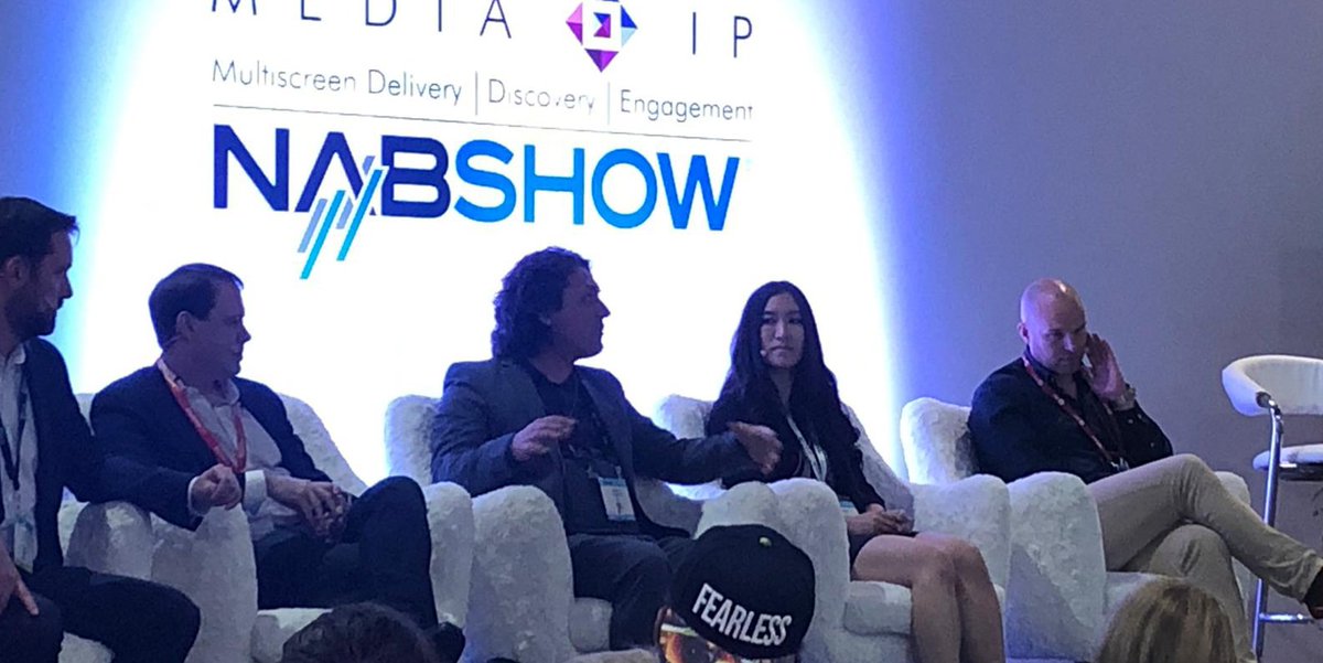 accedotv's tweet photo. Well it is officially #ThrowbackThursday #TBT so time to look back on a busy NAB, full of meetings, demos and one or two of our spokespeople presenting #immersiveUX #voice and the future of #sportsTV https://t.co/lE9BD8NnzV