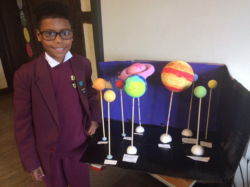 WickhamCourtSch's tweet photo. A Year student confidently explaining about our solar system through a model he has made. #wcsyr5 #wcsscience
#wcsconfidence https://t.co/0gpyjktPOm