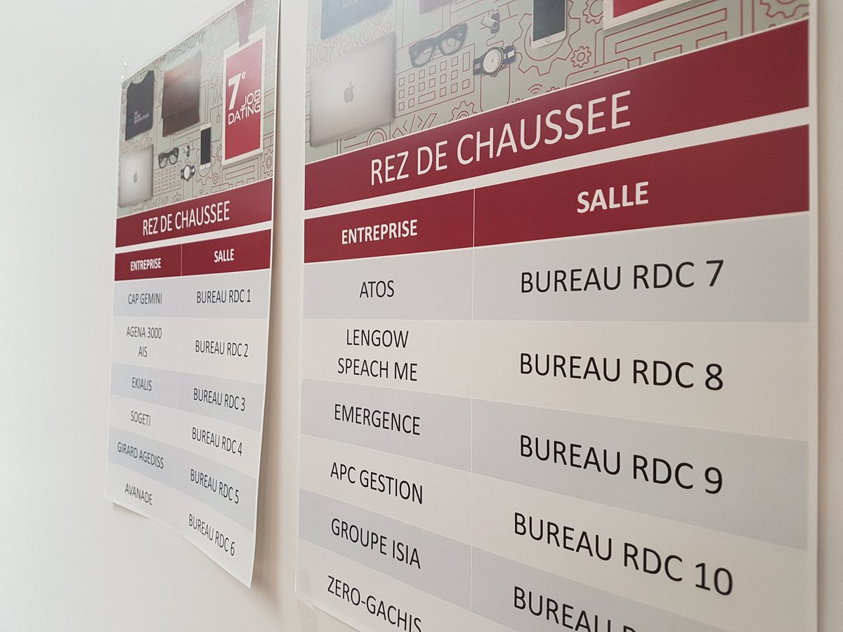 ENIEcoleInforma's tweet photo. #jobdatingENI | Aujourd'hui nous recevons 28 de nos entreprises partenaires : des centaines d'offres de stages, alternances, emplois à pourvoir pour nos candidats ! 👍💼

#jobdating #informatique #queencodeuse #kingcodeur #starsystem #emploi https://t.co/R7CAvf3EtZ
