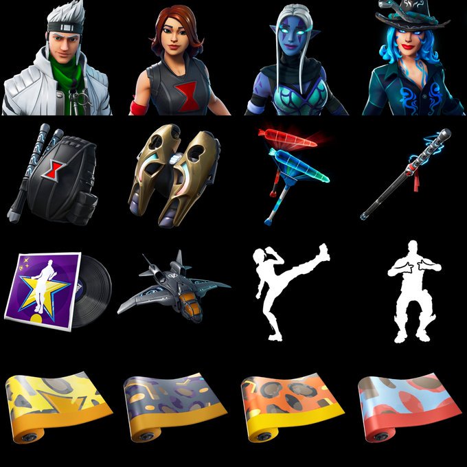 SparkyGuides's tweet photo. LEAKS: v8.50 All Leaked Cosmetics! https://t.co/Otys95Taar