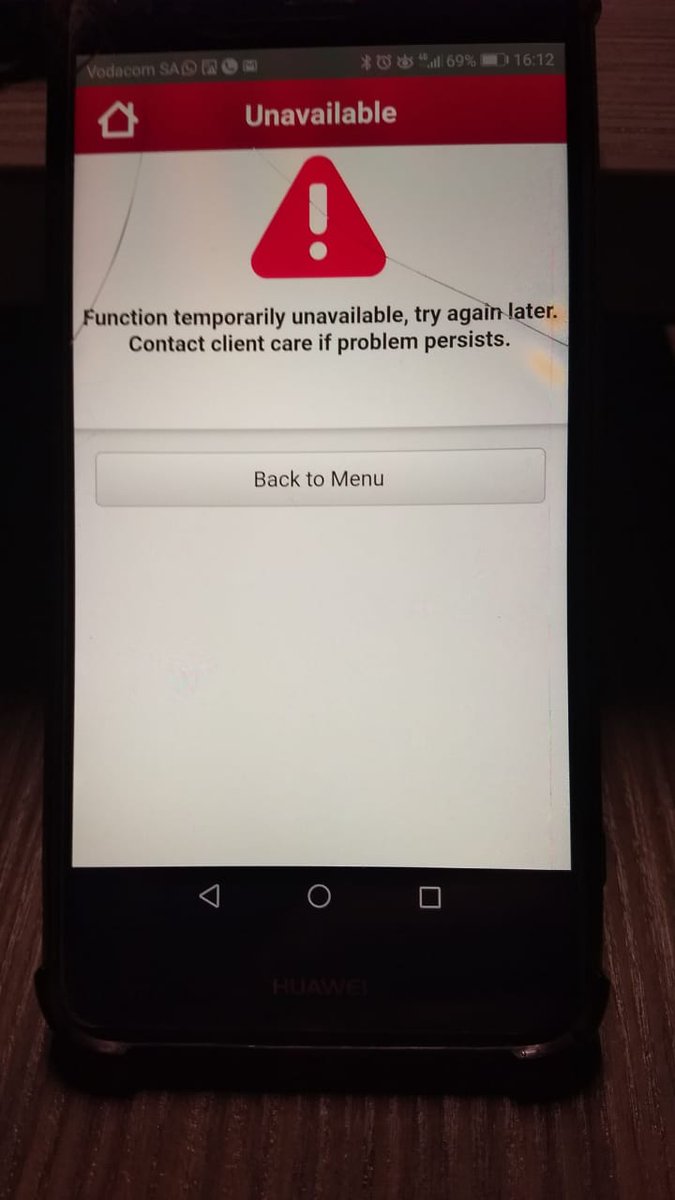 ngomaneys's tweet photo. @CapitecBankSA app is down? https://t.co/WEu5bV9mR5