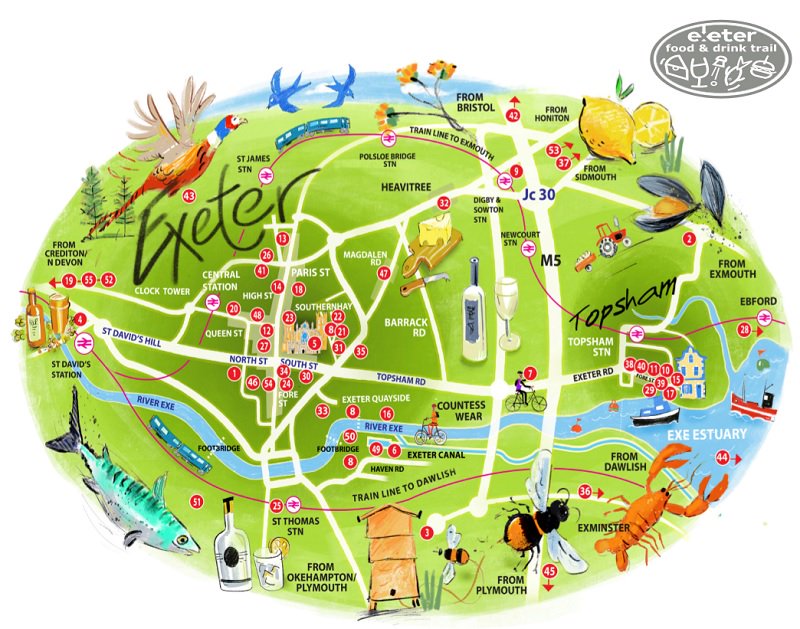 We're thoroughly looking forward to making the most of the Exeter food &amp; drink trail week from the 4th of May! 🍕🥂 ow.ly/sa0U30oxhyS