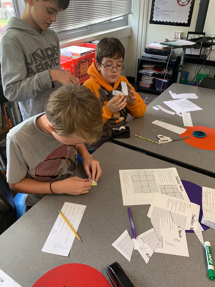 Finding Surface area using nets #Math ⁦<a href="/RMSortn/">Robertsville Middle</a>⁩