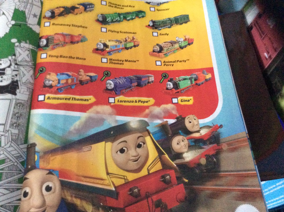 trackmaster trains list