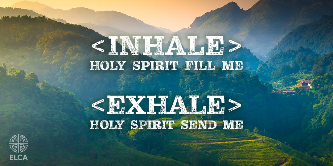 Breathe deeply. You are Spirit-filled and sent to serve. ❤️