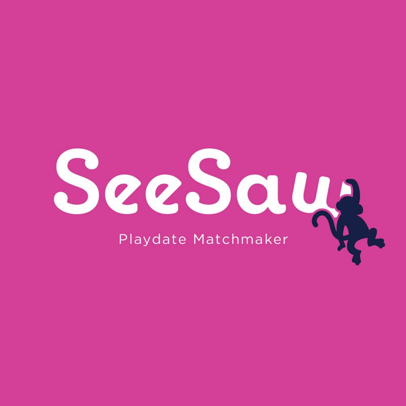 SeeSaw is an app which connects local Moms &amp; their children for PlayDates. With the branding, we wanted to portray a fun, lighthearted personality. Check out the full project here: gomedia.com/our-work/logo-…