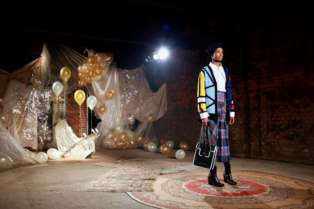 materialondon's tweet photo. #TBT BFC NEWGEN recipient _charlesjeffrey's AW19 show. Returning to the schedule for #LFWM June 2019, discover all of the innovative designers this #LFWM on the full provisional schedule at https://t.co/rGffRrc9Rc https://t.co/RZH24SolCO