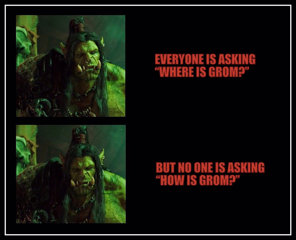 warsongforever's tweet photo. @Blizzard_Ent @BlizzHeroes Expecting Grommash hero from you in this years BlizzCon. #makefanshappy #teamgrommash https://t.co/lIptg6ThqW