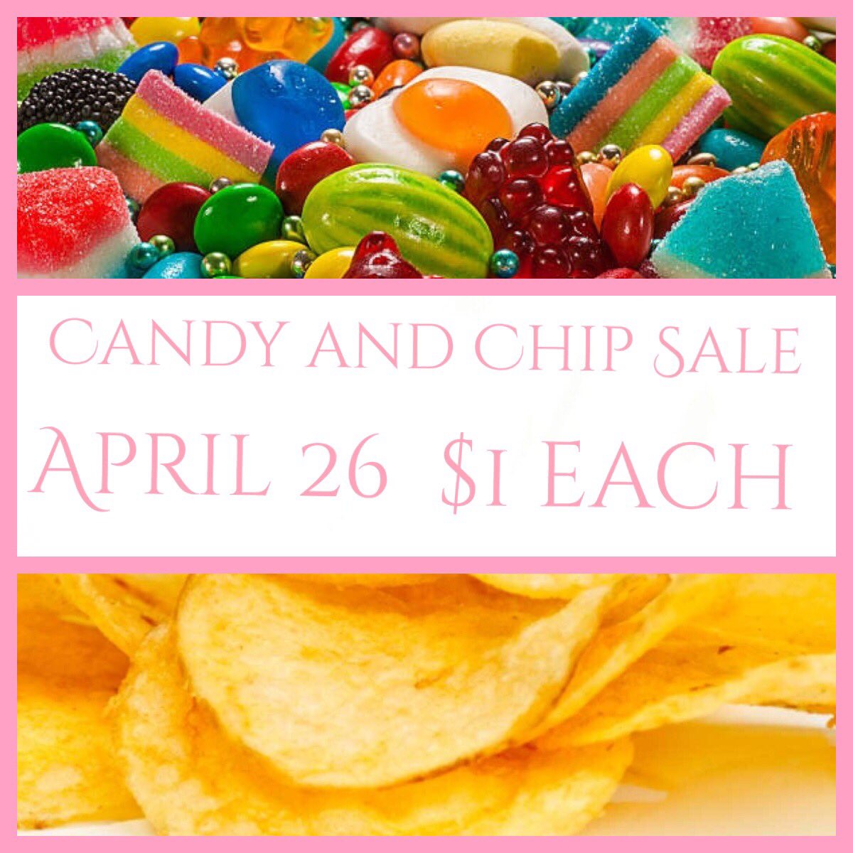 ThurberRaiders's tweet photo. We are hosting a chip and candy sale tomorrow at lunch! Come down to the exec office with $1 (or more!) and grab yourself some chips and candy. Each item is $1. https://t.co/l2FTAkVjql