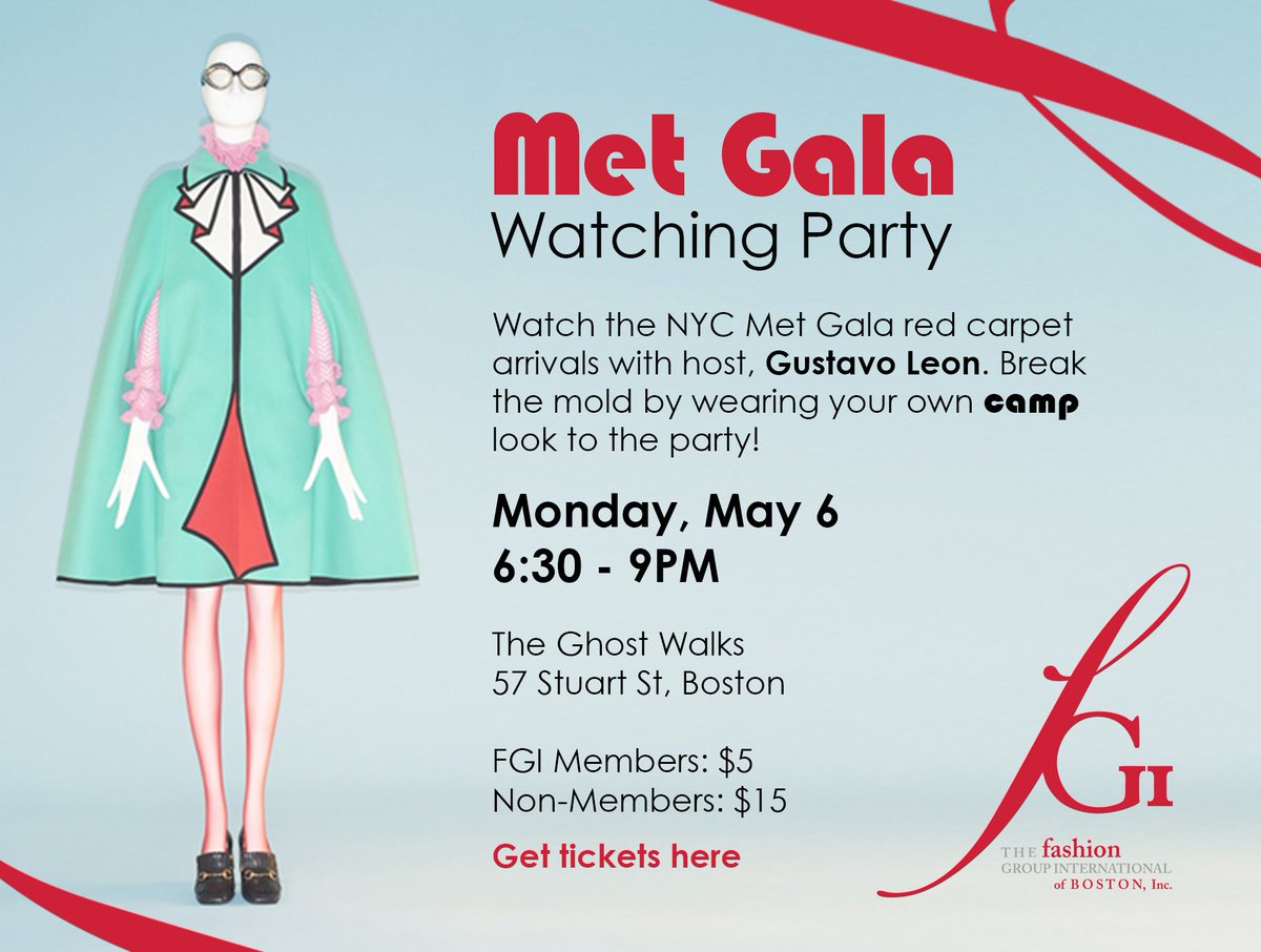 FGIBOSTON's tweet image. You are Invited: Met Gala Watching Party -eventbrite.com/e/met-gala-wat… #MetGala