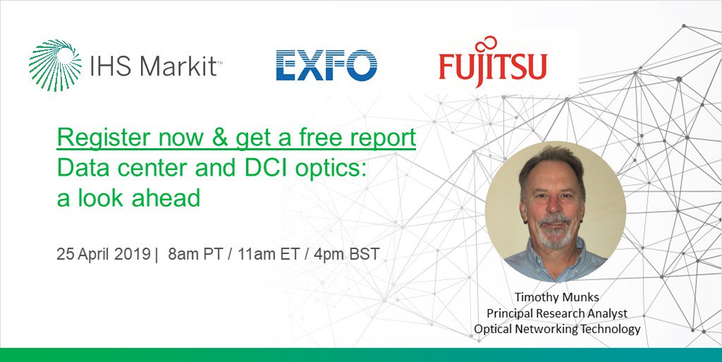 OmdiaHQ's tweet photo. Don't miss this webinar on #datacenteroptics & #DCIoptics. Get free report. We're live in 30 min: https://t.co/MshaTHZnFx. @EXFO @FujitsuFNC https://t.co/rAbWBrXqvC
