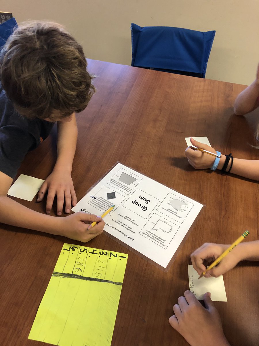 JessicaGray1015's tweet photo. Thank you @Region18ESC for these fabulous review games! Perimeter and Area βSum it Upβ cracking codes! #mosslearns #mossmanmath #3rdgrademath https://t.co/5qNz3BKCOB
