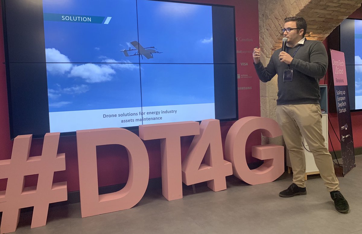 adrianafreitas's tweet photo. https://t.co/fxSg8kR9sP Drone solutions for energy industries
π¦πͺπΈπ₯@DeepTech4Good #DT4G #Barcelona
#deeptech #event #Deeptech4Good #startup #scaleup
#Industry4.0 pitches
#Pier01 @PayInnHub @bcntechcity @i2CAT @secpho https://t.co/nCqJJIVLcR