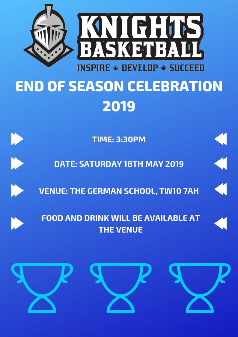 KnightsBball09's tweet photo. SAVE THE DATE: Saturday 18th May. The Knights Season Celebration returns for the 2018/19 season. This year we are pleased to have capacity for ALL members plus family and friends. Don't miss out. #weareknights https://t.co/nwpCnDMxn5