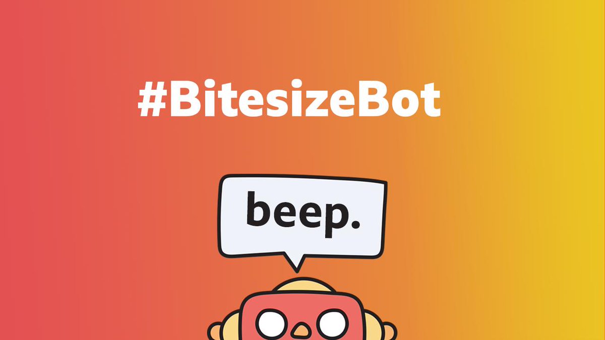 bbcbitesize's tweet photo. Struggling with your #exams?

The #BitesizeBot is coming. 🤖 https://t.co/tBpvlq3DIB