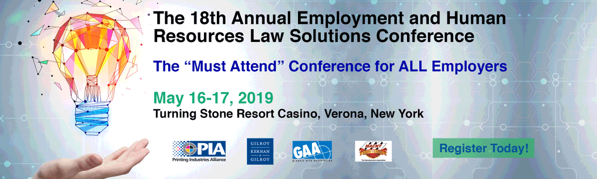 GKGrisk's tweet photo. GKG is proud to sponsor the upcoming #HR Conference in Verona, NY! Open to all HR professionals (not just PIA members!) and qualifies for various certification credits. Info and registration: https://t.co/W6VLNPiG5w 

#employmentlaw #compliance #proudsponsor https://t.co/AUDseiolwz