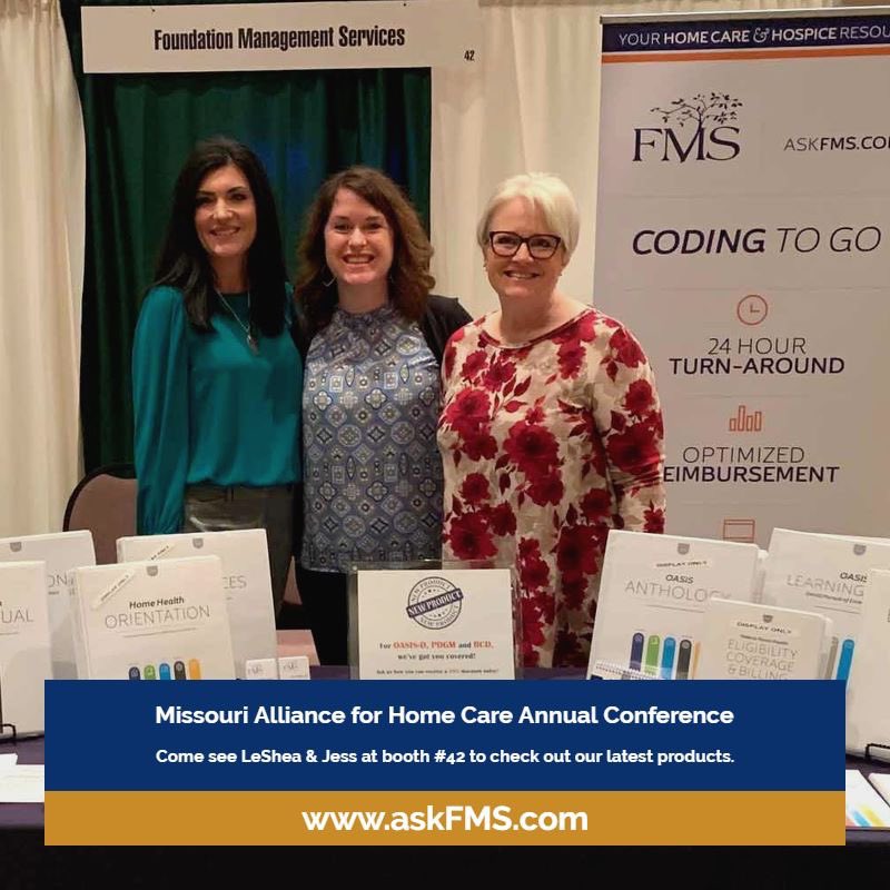 askmaclegacy's tweet photo. We can't wait to see you today at the Missouri Alliance for Home Care annual conference. Be sure you stop by and see some of our new products related to PDGM. #askFMS https://t.co/jWbzUXhoyi