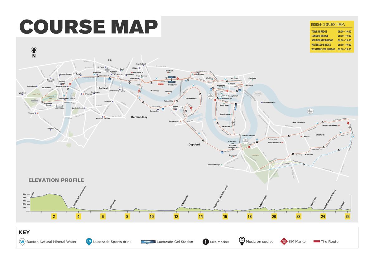 LondonMarathon's tweet photo. What's around the course? ๐บ
Water stations ๐ค
Music ๐ง
Mile markers ๐
Learn more about what awaits around the 2019 Virgin Money London Marathon!
#LondonMarathon #ThanksaBillion https://t.co/b6SAID3ozd