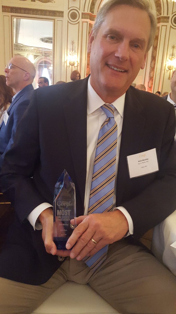 Congrats to client <a href="/karsnuts/">Kar's Nuts</a> CEO Nick Nicolay, recognized at today's <a href="/CorpMagazine/">Corp! Magazine</a> #michbusiness #spartanswill