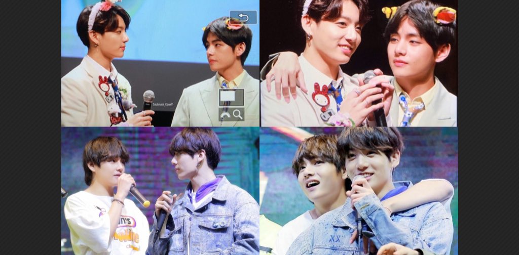 Science explains that:TAEHYUNG IS THE ONLY FORCE STRONGER THAN GRAVITY THAT PULLS JUNGKOOK CLOSEREnd of discussion! #vkook  #kookv  #taekook 