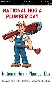 Have you hugged a plumber today??
It's national Hug a plumber day!!! 
We even do emergency calls on our national day. Call us anytime 508-847-6527