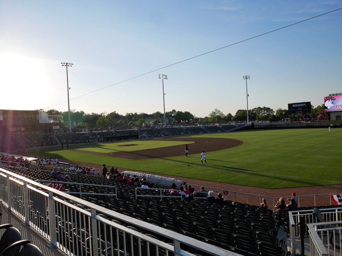 SystelCopiers's tweet photo. Have you seen our new outfield sign at @SegraStadium - home to the @WoodpeckersNC?! We are thrilled to partner together with Fayetteville's new baseball team to support their efforts in our community! #GoWoodpeckers #TakeFlight #PlayBall https://t.co/bXEKOEaLYU