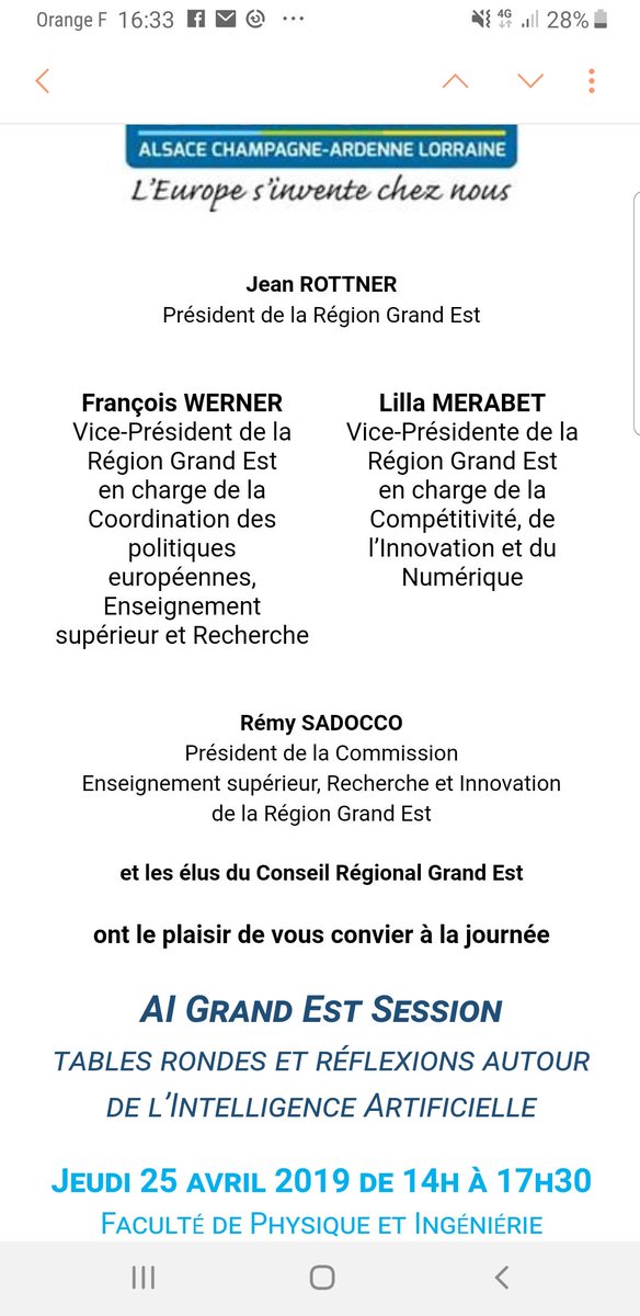 Pat_Lecocq's tweet photo. Pour cette session Grand Format sur #IA @GrandENov rassemble plus de 120 acteurs et mets en avant lors de tables rondes les problématiques majeures pour developper l'#AI sur le territoire #AIGrandEstSession @MerabetLilla @iheliotcouronne @SDorschner @regiongrandest https://t.co/5LPKvbktqp