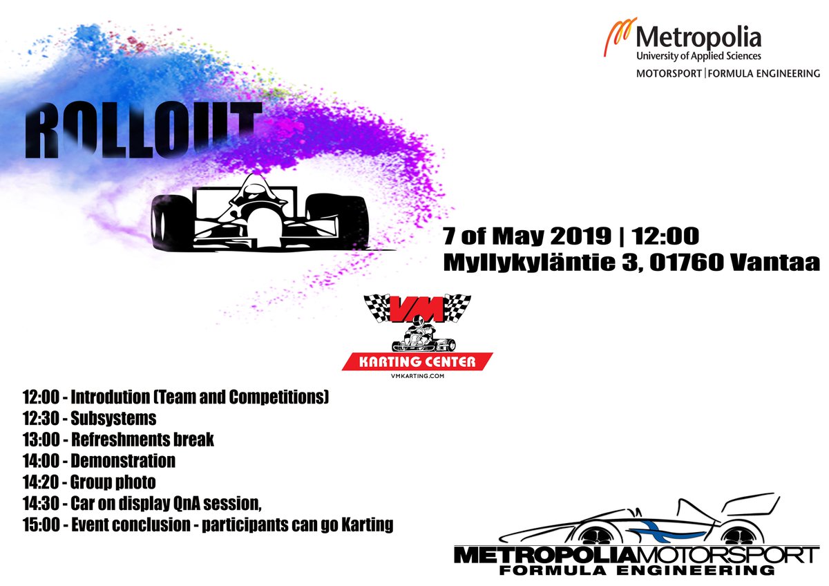 Inviting everybody to our Rollout Event!