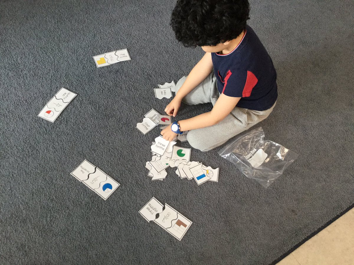 mrs_vanruyven3's tweet image. Our cooperative Math Tubs this week are helping us identify parts using fractional names #oodmath #talkingaboutmath