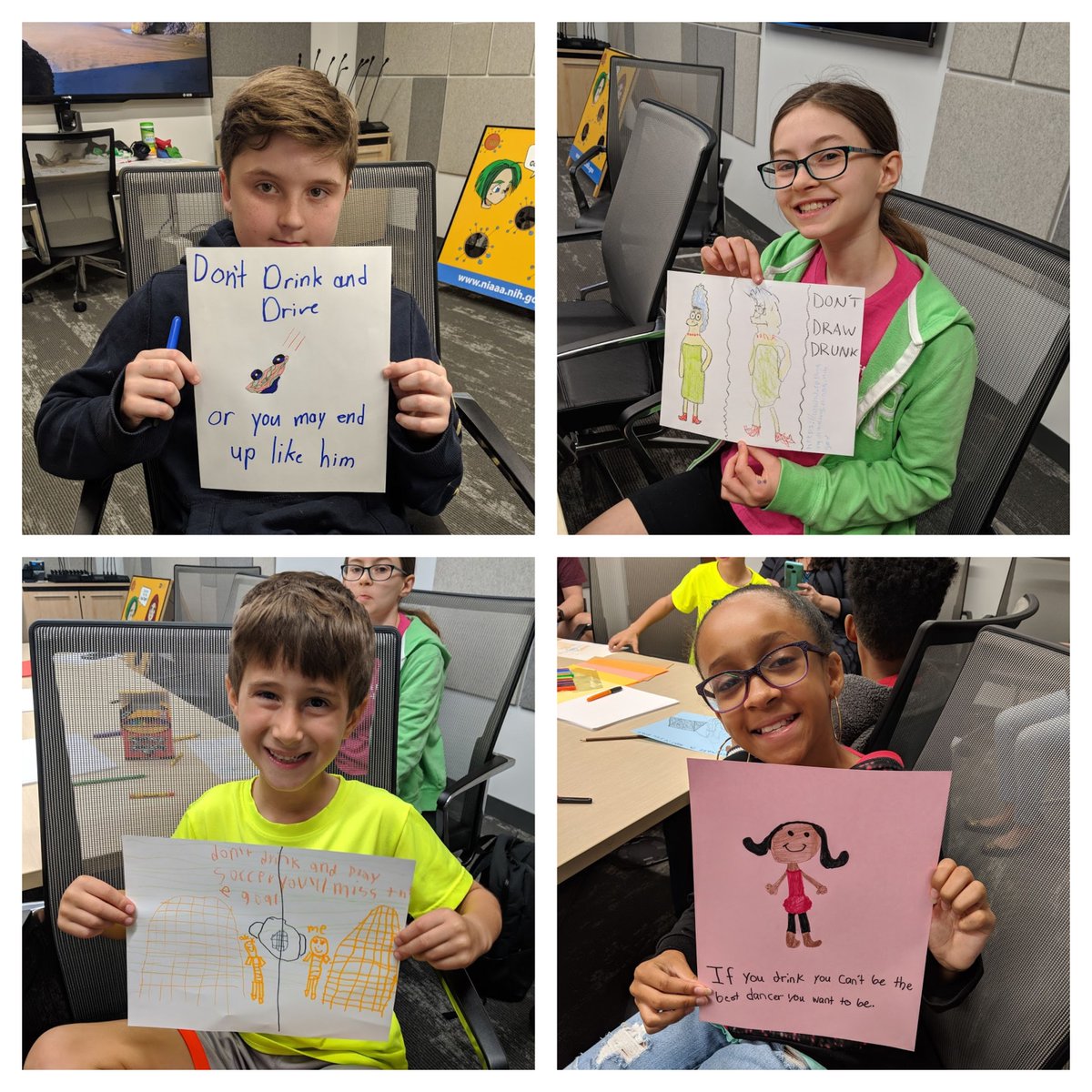 NIAAAnews's tweet image. At #NIAAA, we brought our kids to work and taught them about health messages and preventing underage #drinking #TYCTWD