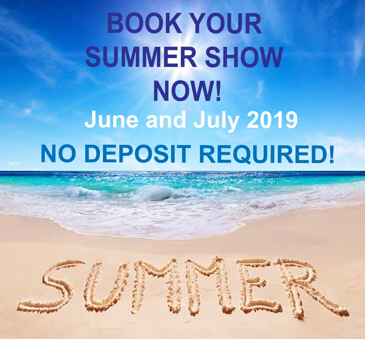 Coloursshows's tweet image. Need a summer fundraising idea? Book a summer show now! Availability throughout June and July! 😎🌞⛱

For more information contact 0161 303 0463 or visit coloursfashionshows.com