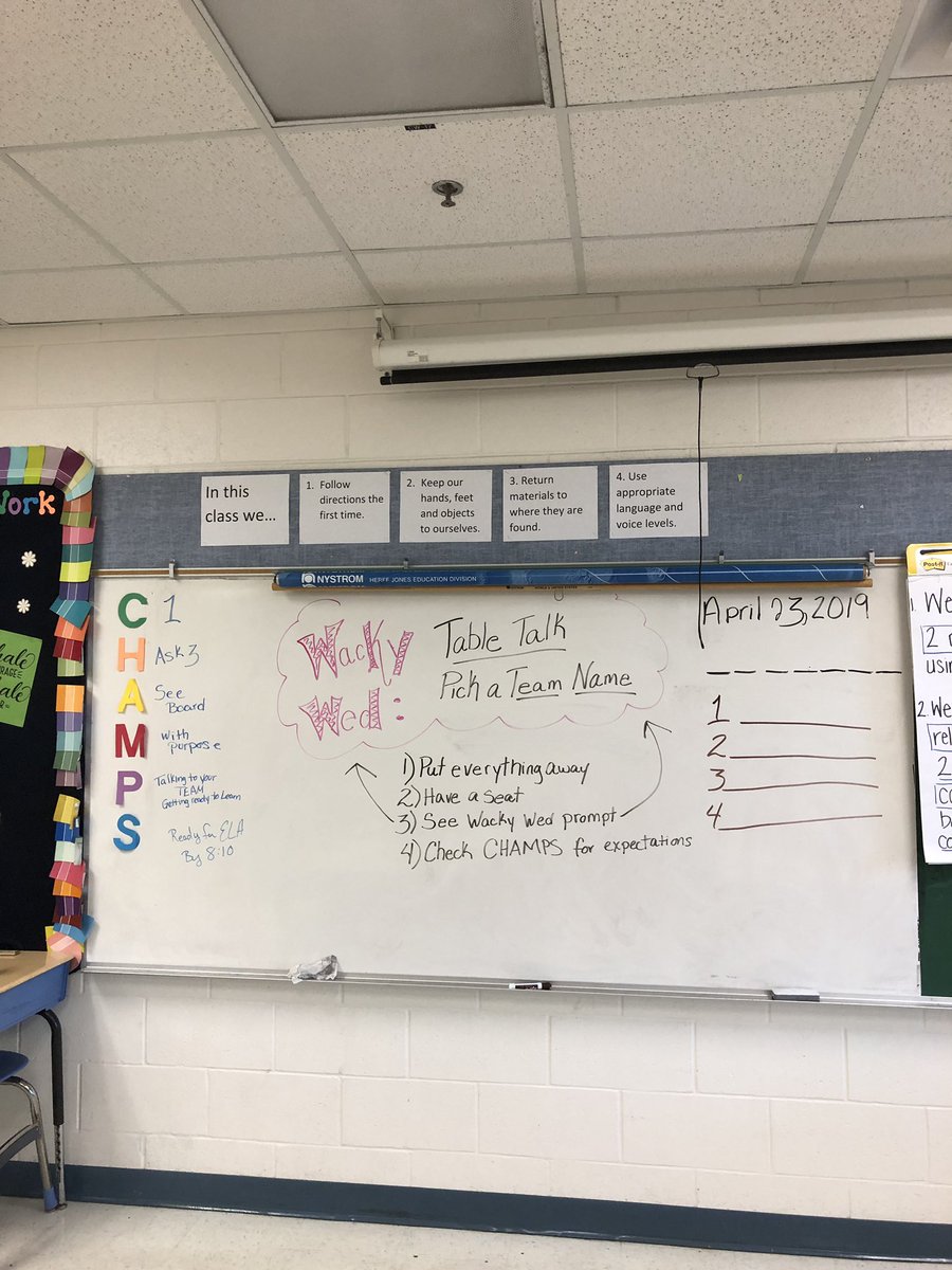 LeanneMontgVCS's tweet image. Super proud moment!! Our brand new 5th grade teacher, Ms. Miller, setting clear expectations and promoting a positive classroom culture (totally unprompted!) 💙 🐉 Way to go, Ms. Miller! #yearofthedragon #VCSCHAMPS