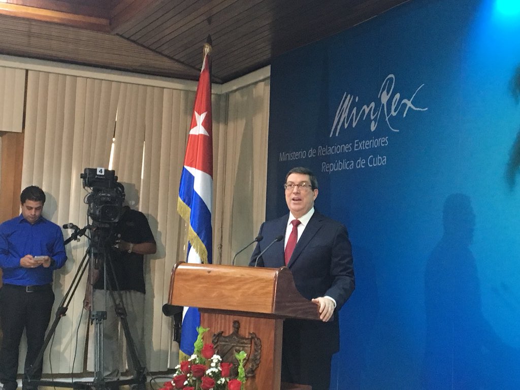 “Nadie debe olvidar #DoctrinaMonroe está asociada al uso de la fuerza” declaró <a href="/BrunoRguezP/">Bruno Rodríguez P</a> en conf prensa <a href="/CubaMINREX/">Cancillería de Cuba</a>