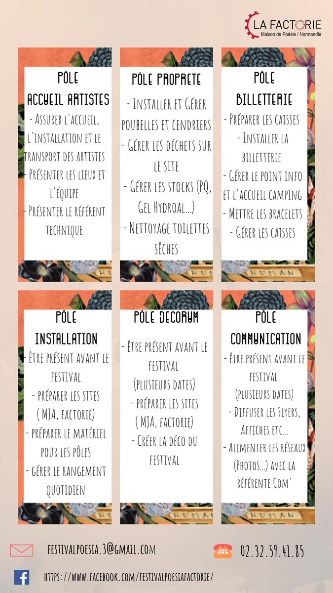 lafactorie's tweet photo. #APPELABENEVOLES Nous cherchons des bénévoles pour notre festival #POESIA (23,24,25,26 Mai). Missions variées au sein d'une super équipe ! Rejoignez-nous ! #bénévolat #festival https://t.co/M7NdmWbVC2