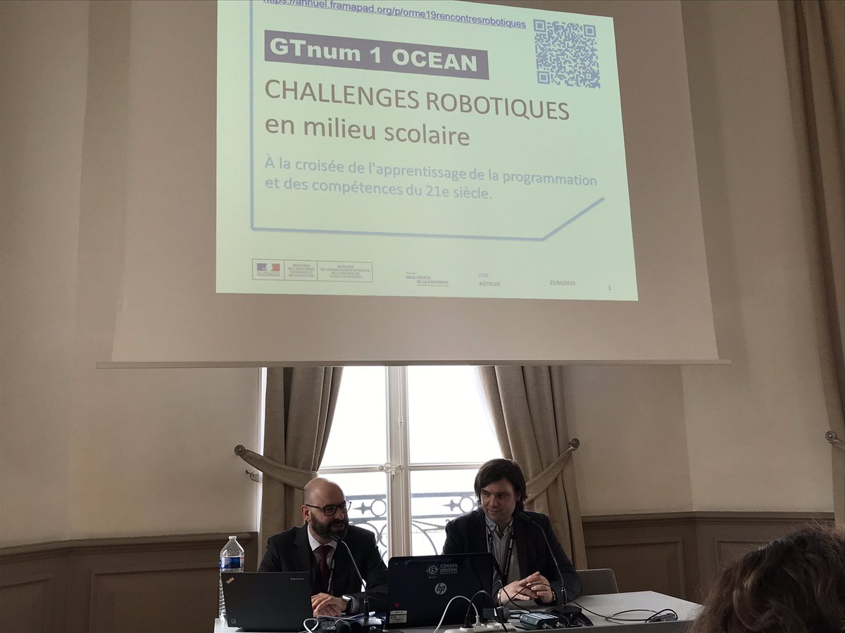 BrigittePierrat's tweet image. #RobotiqueÉducative Challenges robotiques en milieu scolaire. Panoplie diversifiée adaptée aux élèves : automates, volants, à construire... Une entrée programmes centrée #sciences mais le #robot reste un objet permettant aussi des approches pluridisciplinaires #Orme2019