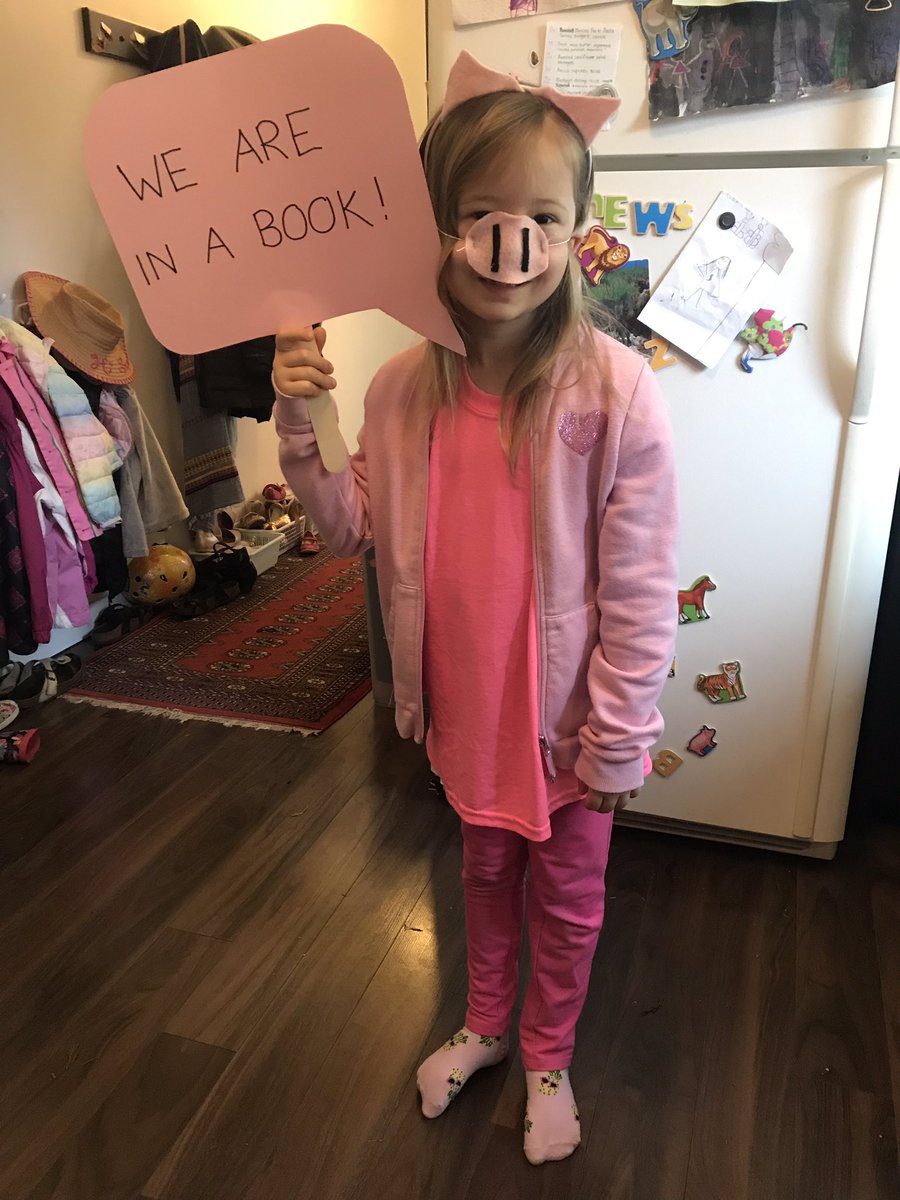 Today is dress like a book character day. What do you think Mrs. Baker will dress up as? <a href="/MoWillems/">Mo Willems</a> <a href="/Torquayschool/">Torquay School</a>