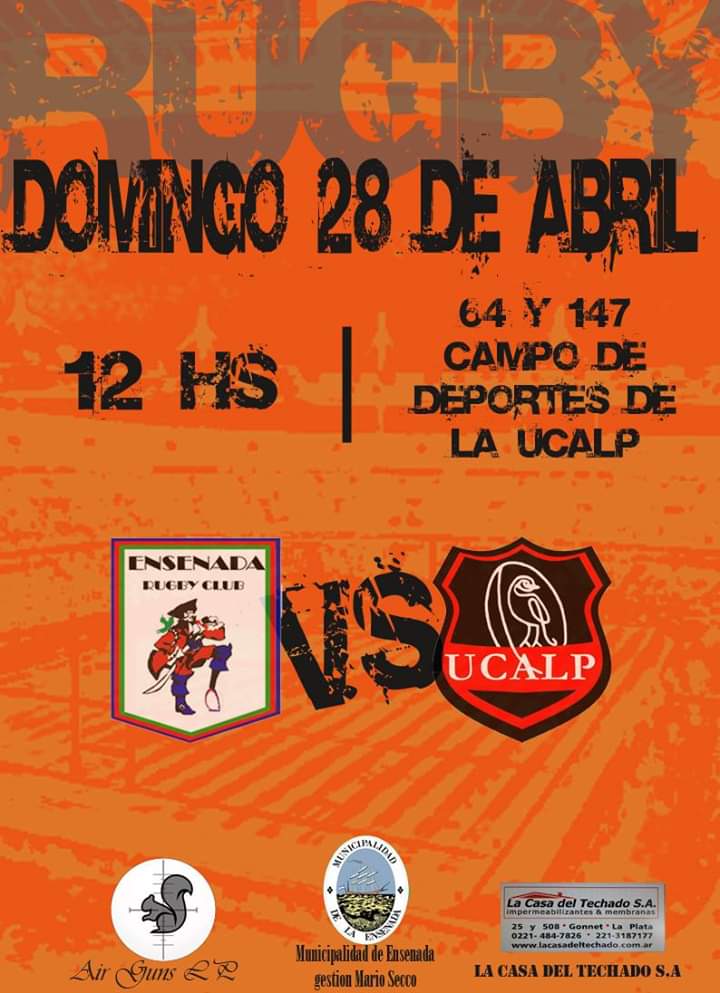 EnsenadaRugby's tweet photo. Horario confirmado para el amistoso ante @ucarugbylp https://t.co/UiH4bWFgCR