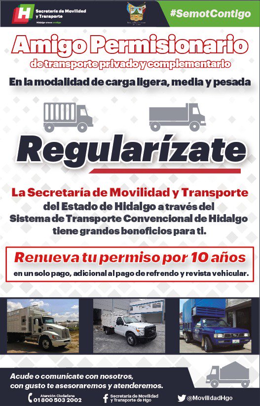 Movilidad Hidalgo tweet media