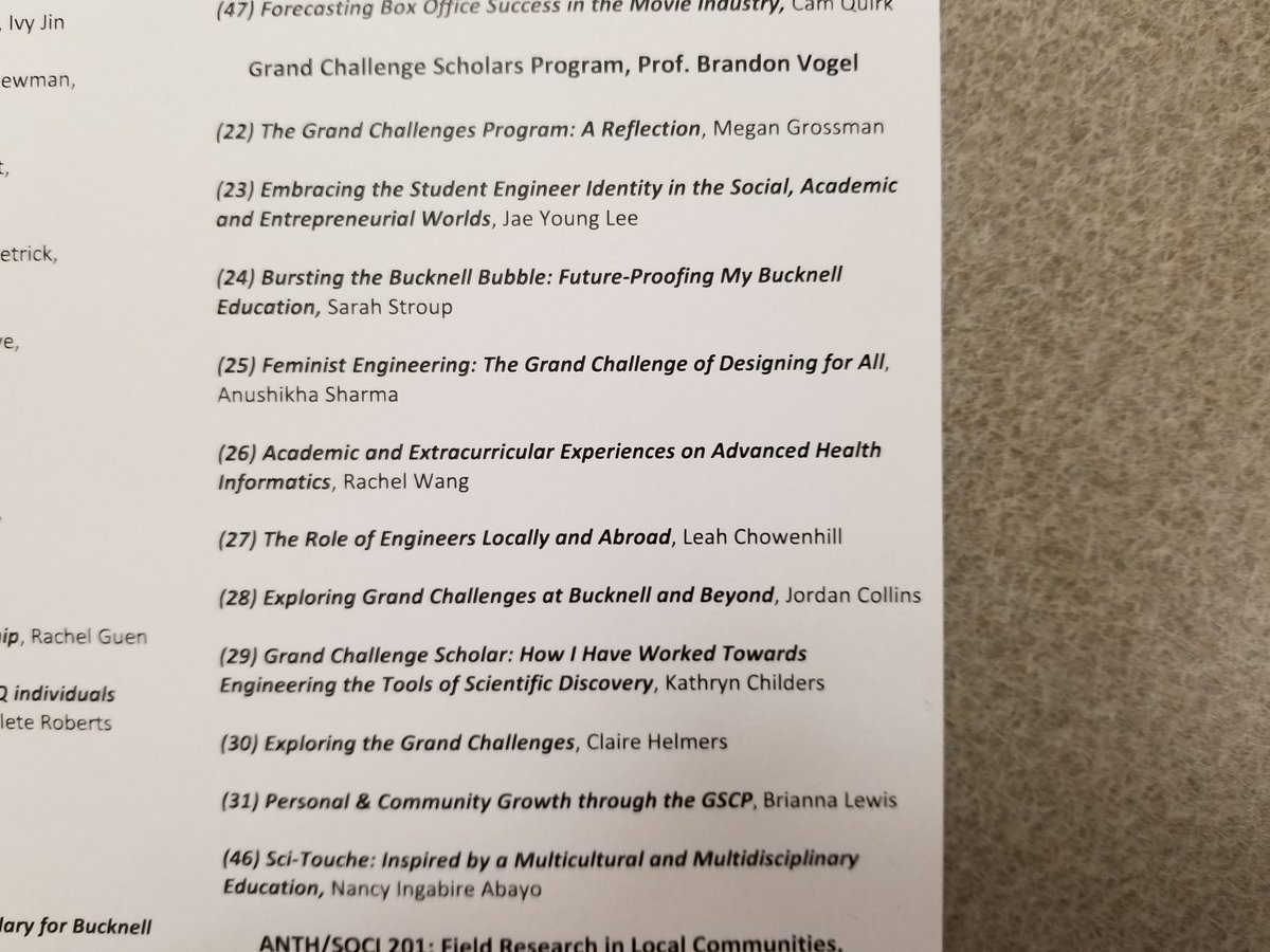 BrandonMVogel1's tweet image. Really excited for the @BucknellU #GCSP presenting posters at the #posterplus session. A great culminating experience for our graduating GCSP students. We could not be more proud of these students. @theNAEng