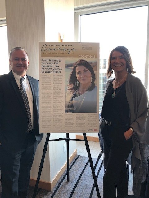 On behalf of the Canadian Addiction Counsellors Certification Federation  we want to congratulate CCAC Certified Member Geri Bemister on her  achievement as this years Courage to Come Back Award recipient!