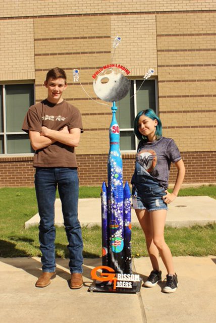 Ethan Pettitt, a GHS Welding student, created this rocket in CAD and cut out the design using our new CNC plasma cutter!  It is project based learning at its best! <a href="/HSVCTE/">Huntsville CTE</a> <a href="/HSVCareerCoach/">HCS Career Coach</a>  <a href="/HSVk12/">Huntsville City Schools</a> <a href="/CTEWorks/">Advance CTE</a> #CTE