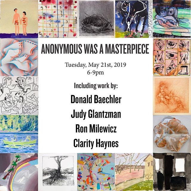 Add or start to your collection with a work by #DonaldBaechler #JudyGlantzman #RonMilewicz and #ClarityHaynes. Each only $150! 
#anonymouswasamasterpiece #newyorkstudioschool #drawing #painting #sculpture