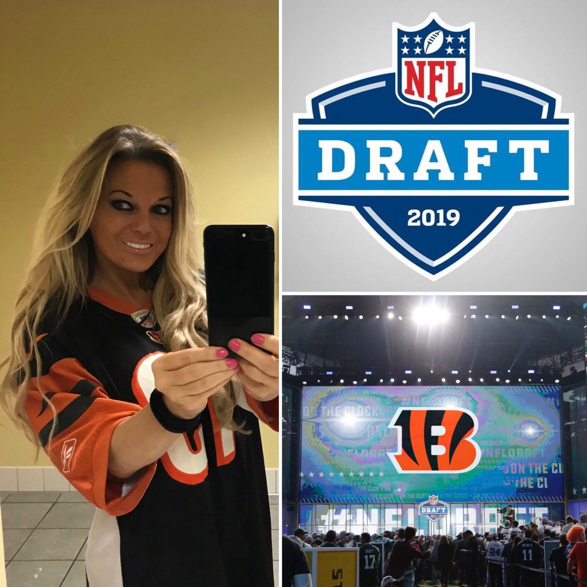 SherryBitner24's tweet photo. One of my favorite days of the year... #nfldraft2019 #bengals #whodeynation #draftparty2019
#Football&amp;Heels 🏈 https://t.co/AJevDUfGGI