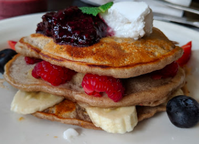 Our pancake stack is always popular! #vegan #richmond